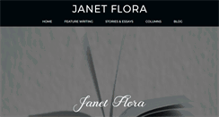 Desktop Screenshot of janetflora.com