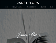 Tablet Screenshot of janetflora.com